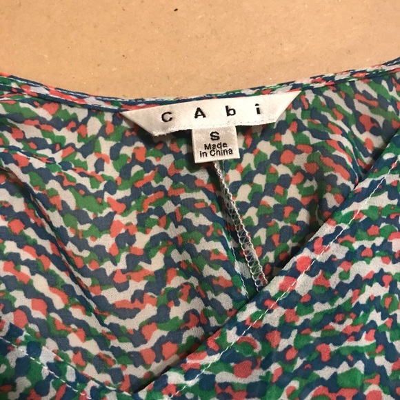 Patterned Sheer Blouse | CAbi - Picture 6 of 7